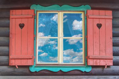 Wooden Chalet Window clipart