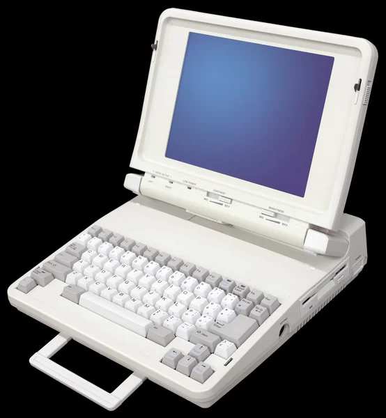 Alter Laptop-Computer — Stockfoto