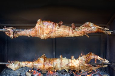 Spit Roasted Lamb clipart