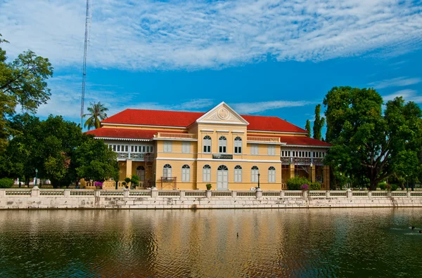 Paviljonki, Bang-Pa-In Palace Ayutthaya Thaimaa — kuvapankkivalokuva