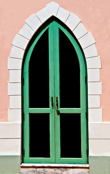 Den gamla dörr Europa stilen på ayutthaya thailand — Stockfoto