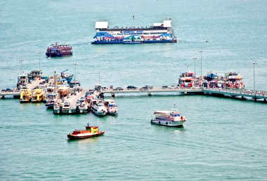 kuş gözü görünümü balihai iskele pattaya City, Tayland