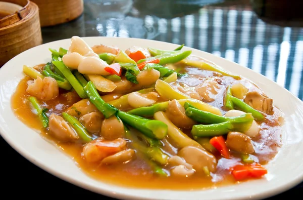 Il noodle Lad nah di stile cinese — Foto Stock
