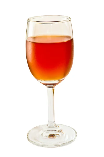 La copa de vino aislada sobre fondo blanco — Foto de Stock