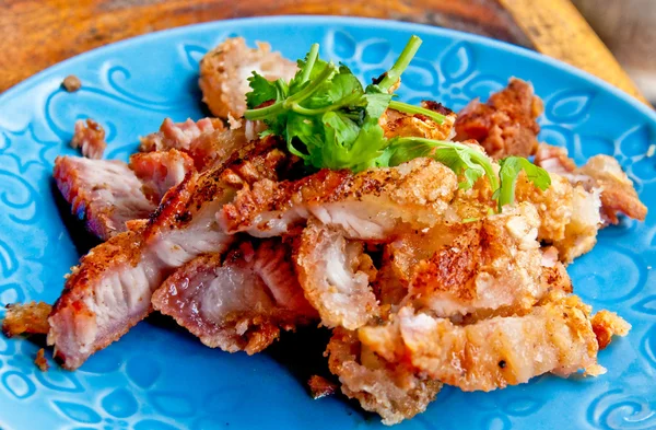 The Close up fried pork crispy — Stock Photo, Image