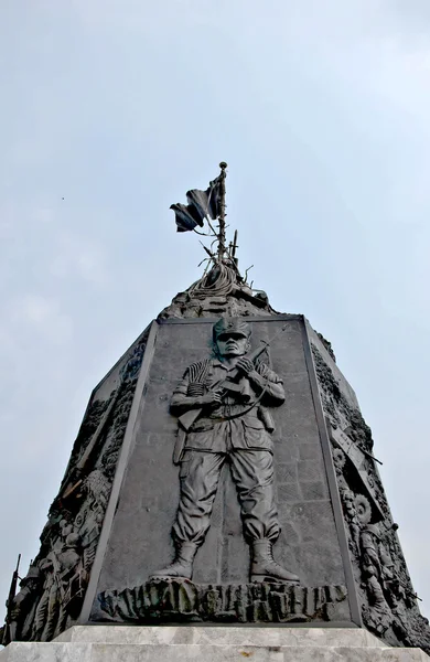 Monumentet av modiga soldat på rayong provinsen, thailand — Stockfoto
