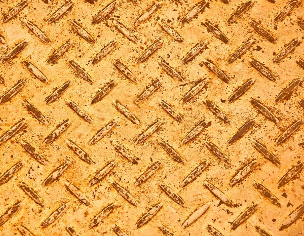 Фон из жёлтой гранжевой стальной плиты — стоковое фото