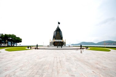 The Monument of brave soldier at rayong province,Thailand clipart