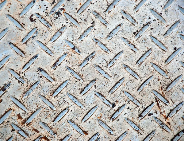 The Grunge steel floor plate background texture — Stock Photo, Image