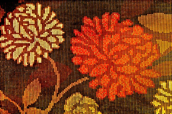 Die keramische Textur der Blume — Stockfoto