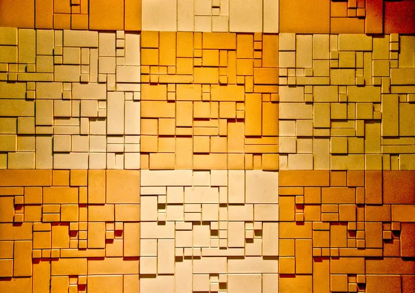Tegel vägg textur med ljusfläcken — Stockfoto