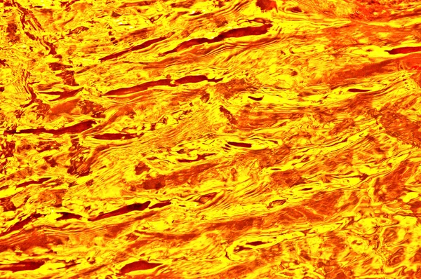 黄金の茶色の波状水のテクスチャ — ストック写真