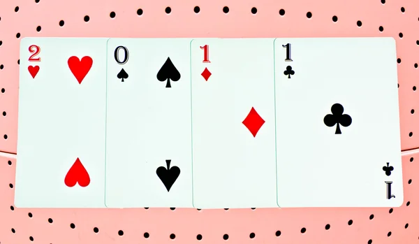A boldog új évet 2011-kártyák — Stock Fotó