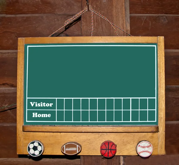 The Chalkboard for score sport — Stock Photo, Image