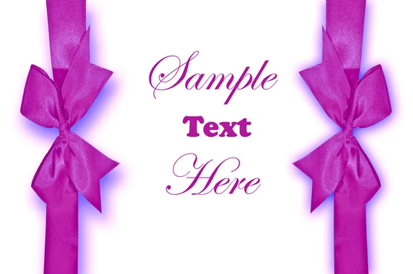 The Purple ribbon isolated on white background — Stock Photo, Image