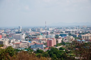 Tayland pattaya şehrinin kuş bakışı