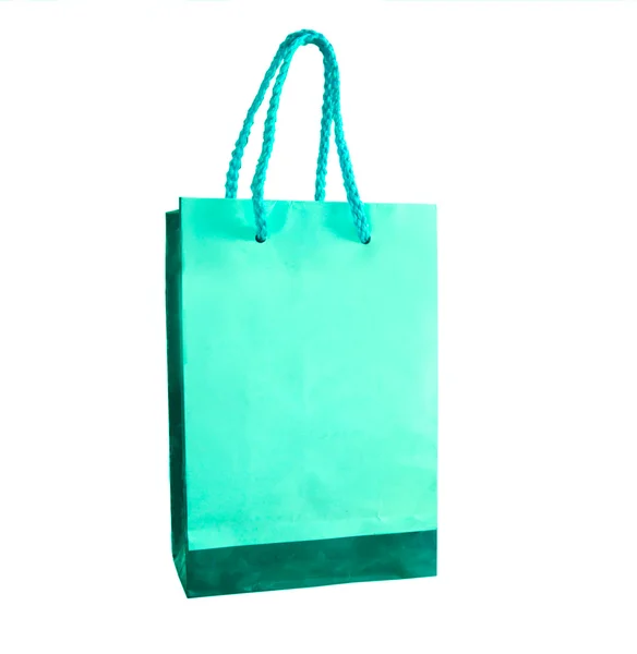 La Shopping bag isolata su sfondo bianco — Foto Stock
