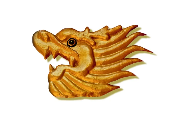 A cabeça de phoenix isolado no fundo branco — Fotografia de Stock