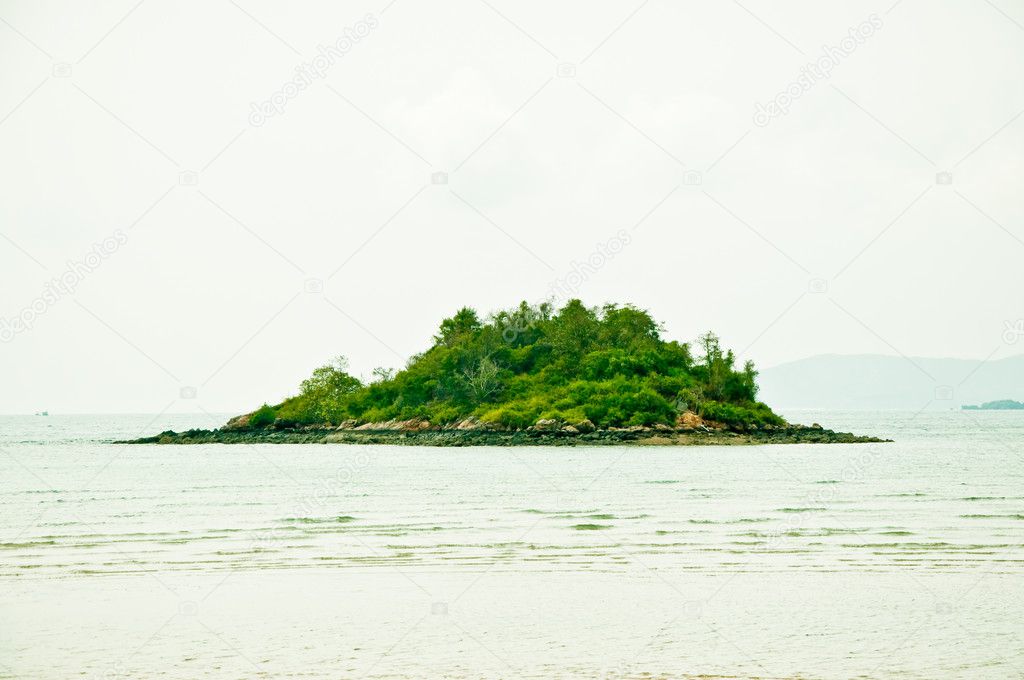 The Small island on the sea