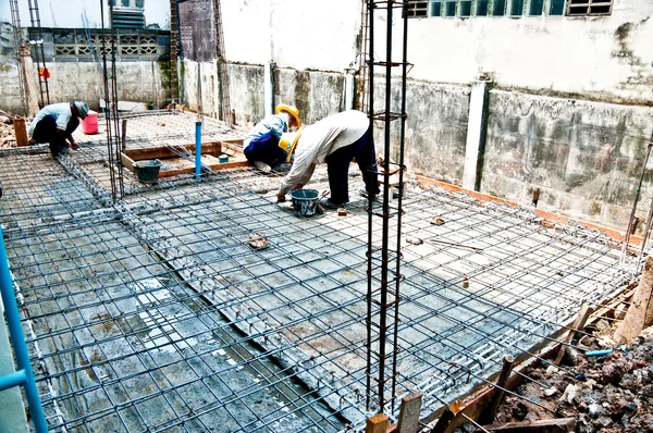 Los trabajos de renovación del hogar en construcción — Foto de Stock