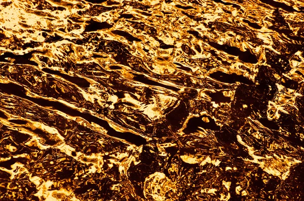 茶色の波状水のテクスチャ — ストック写真