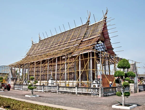 De tempel in aanbouw — Stockfoto