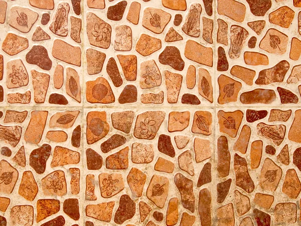 Красочные старинные керамические плитки стены украшения — стоковое фото