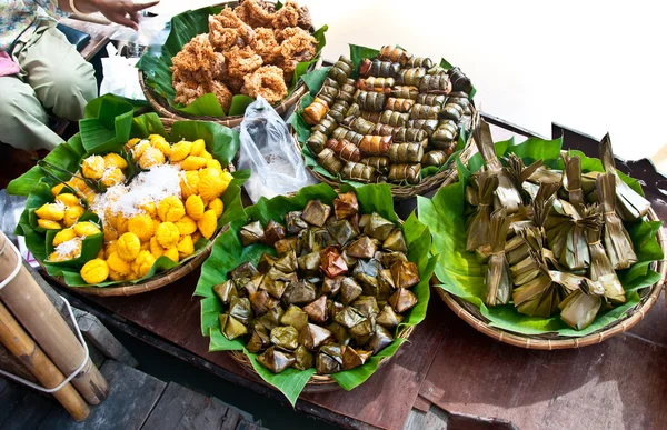 Alle dessert inheemse Thaise stijl — Stockfoto