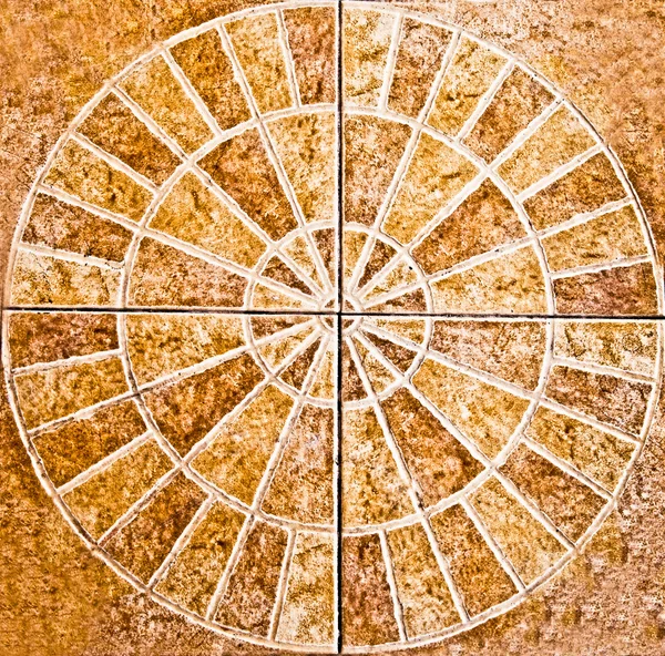 Барвиста старовинна керамічна плитка прикраса стін — стокове фото