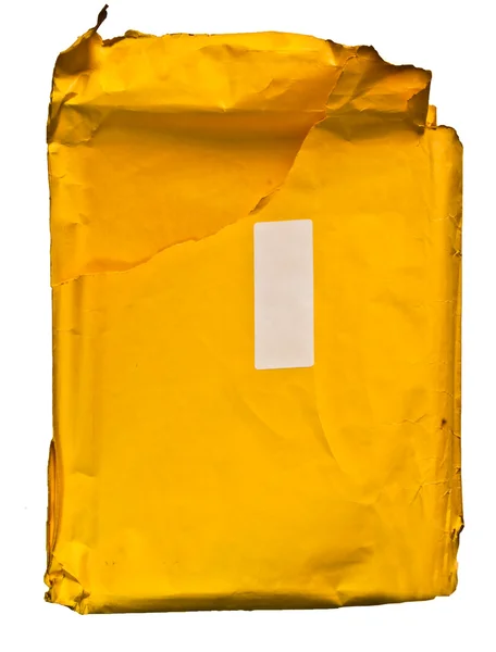 Gamla kuvertet isolerad på vit bakgrund — Stockfoto