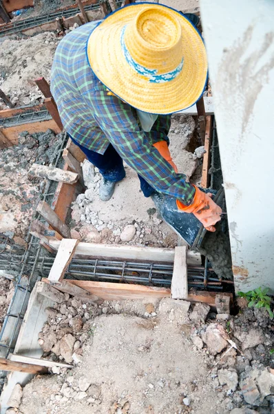 I lavori di ristrutturazione della casa in costruzione — Foto Stock