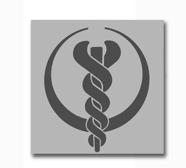 Lékařské znamení izolovaných na bílém pozadí — Stock fotografie