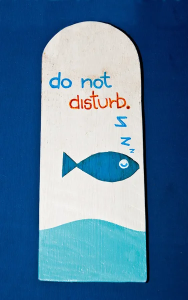 The sign of do not disturb — Stock Photo, Image