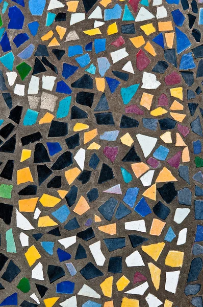 Die bunte Mosaik-Textur auf dem Fußboden — Stockfoto