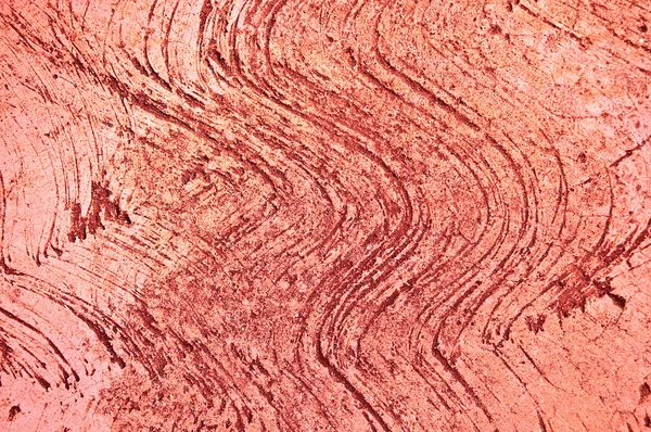 O padrão de onda no fundo do chão de cimento marrom — Fotografia de Stock