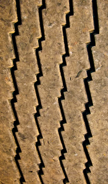 Däckmönstret av hjulet — Stockfoto