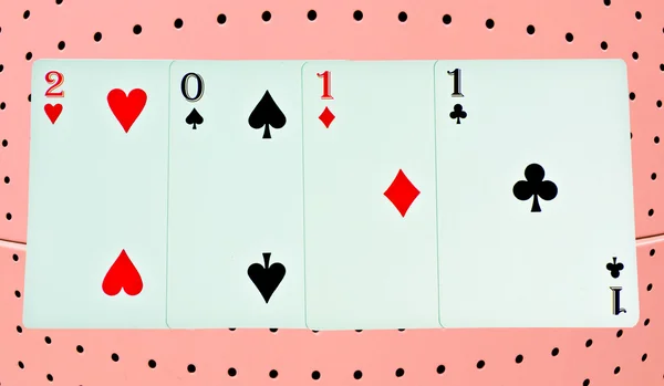 A boldog új évet 2011-kártyák — Stock Fotó