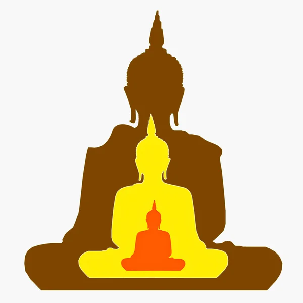 De Boeddha-status — Stockfoto