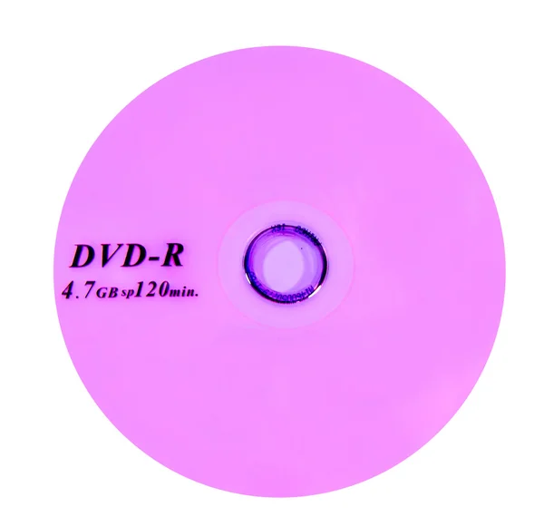 O Dvd isolado no fundo branco — Fotografia de Stock