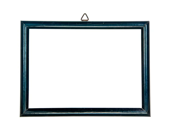 De blanco van houten frame geïsoleerd op witte achtergrond — Stockfoto