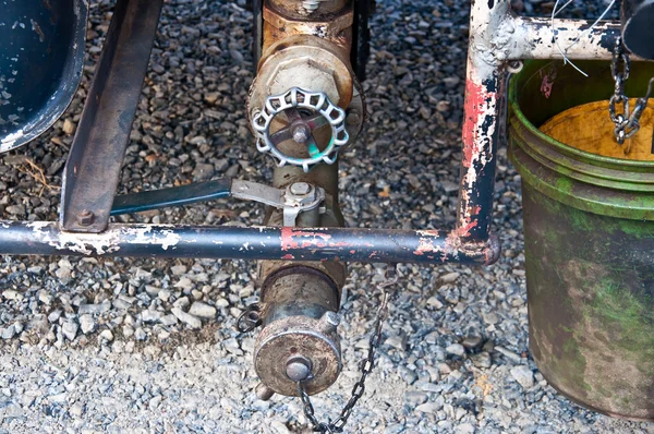 La Válvula sobre el sistema de combustible — Foto de Stock