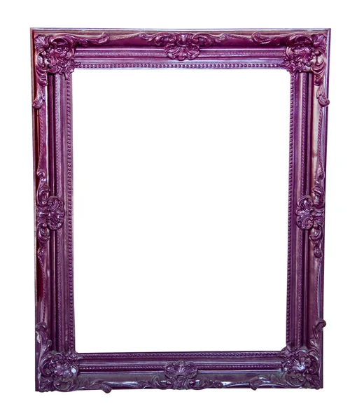The Vintage wood frame isolated on white background — Stock Photo, Image