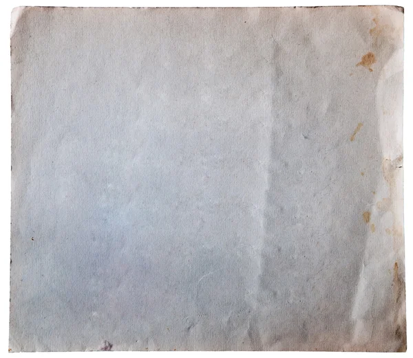 Το παλιό χαρτί που απομονώνονται σε λευκό φόντο — Φωτογραφία Αρχείου