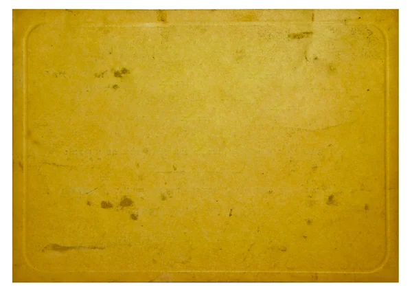 O papel Vintage isolado no fundo branco — Fotografia de Stock