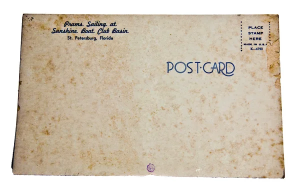 O cartão postal Vintage — Fotografia de Stock