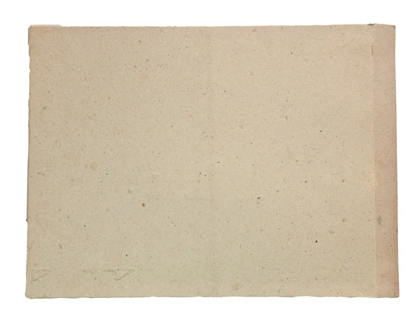 A caixa de papel isolada no fundo branco — Fotografia de Stock