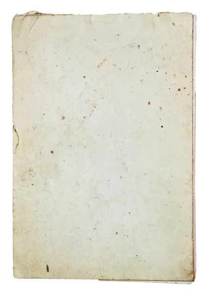 Het oud papier geïsoleerd op witte achtergrond — Stockfoto