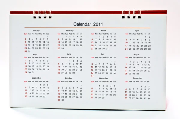 Il calendario 2011 — Foto Stock