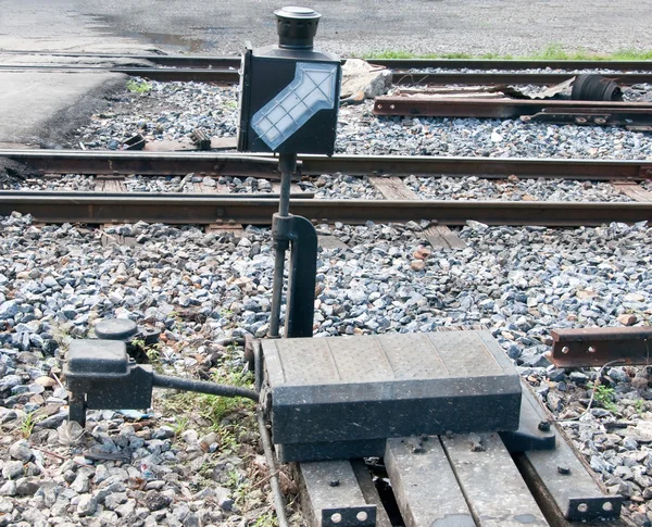 La luce Box del binario ferroviario — Foto Stock