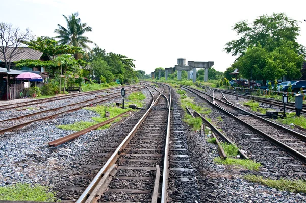 Demiryolu raylar — Stok fotoğraf